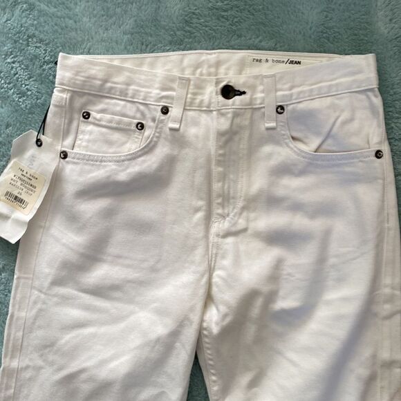 rag & bone white bucquet Marilyn crop jeans - Picture 4 of 11